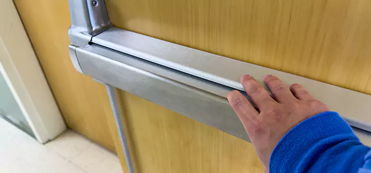Installing a Push Bar on a Door Innisfil